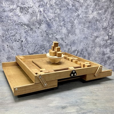 Деревянная игра Балансирующая Полусфера M - фото 59065976
