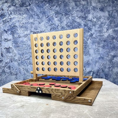 Настольная игра из дерева 4 в ряд M - фото 59066265