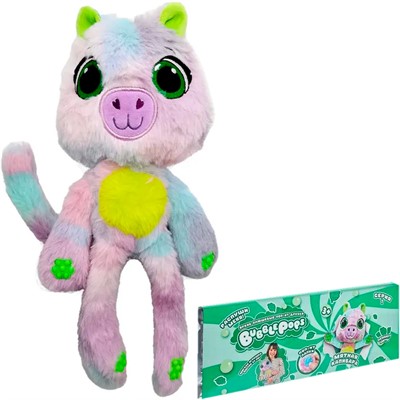 BubblePops Мятная капибара 23 см ароматиз.с функц.поп-ит на лапках 2402005/7 - фото 59181758