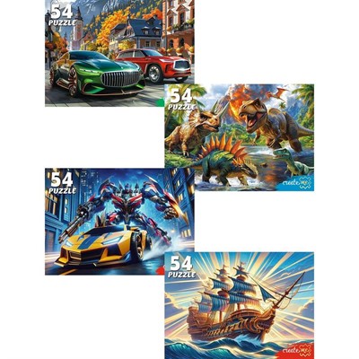 Пазл 54 Мир пазлов для мальчиков П54-8709 - фото 59292724