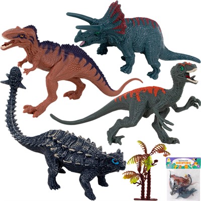 Набор динозавров Levatoys MK2202-11 в пак. - фото 59736300