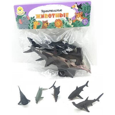 Набор животных Levatoys MK2206-11 Морские в пак. - фото 59736311