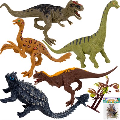 Набор динозавров Levatoys MK2202-13 в пак. - фото 59736312