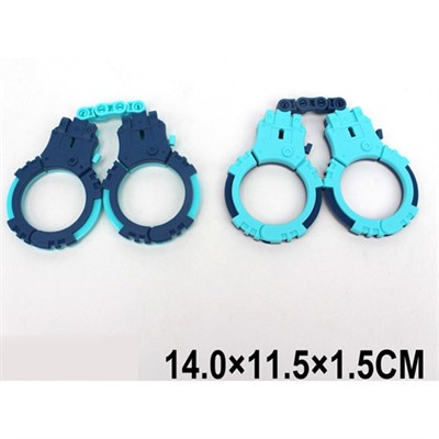 Набор полицейского 568-5 Наручники в пак. - фото 59736353