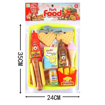 Набор продуктов 699-D4 Фастфуд в пак. - фото 59736358