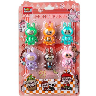 Город мастеров 18328-TREND Фигурки монстрики-6 шт. - фото 59850253