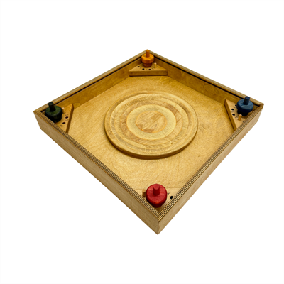 Деревянная игра Битва волчков Лайт в пенале - фото 60299215