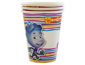 Стакан Фиксики 8шт 1502-1304 - фото 60515276