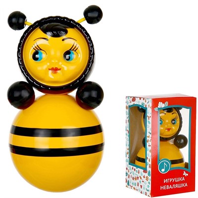 Неваляшка 6С-011 Пчелка 220мм - фото 60515317