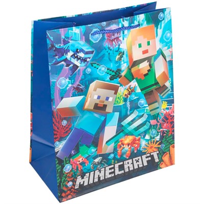 Пакет Чудо праздник матовый l Пиксели в море PL-132595-MN - фото 60617931