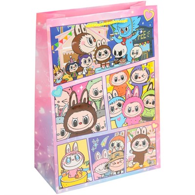 Пакет Чудо праздник ml 22*31*10 см Веселый монстрик PML-139943-LB - фото 60836886