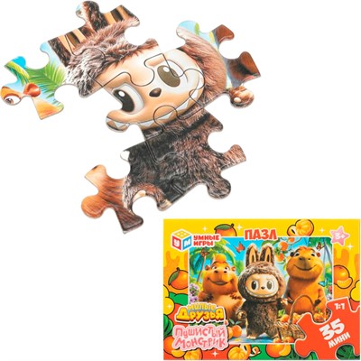 Пазл 35 Пушистый монстрик и милые друзья 4630395061131 - фото 60836947