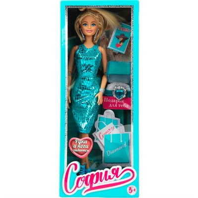 Кукла Карапуз DT-S-BB 29 см ,руки и ноги сгиб, акс - фото 60946231