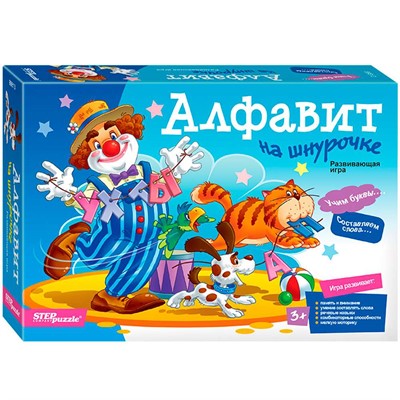 Деревянная Игра Алфавит на шнурочке 89813 - фото 61080414