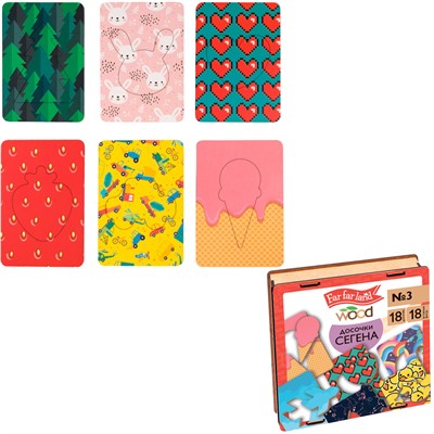 Лото Досочки Сегена № 3 (18 карт. 18 эл) Far far land Wood 04837 - фото 62309956