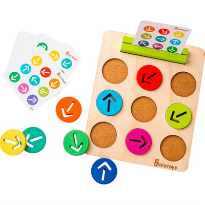 Деревянный Развивающий набор "Стрелочки" РН01 - фото 62309998