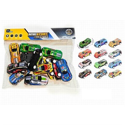 Набор машин HR026-1 12 шт в пак. - фото 62411946