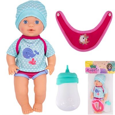 Пупс Miss Kapriz MK2278K-30C 30 см. с аксесс. в пак. - фото 62522062