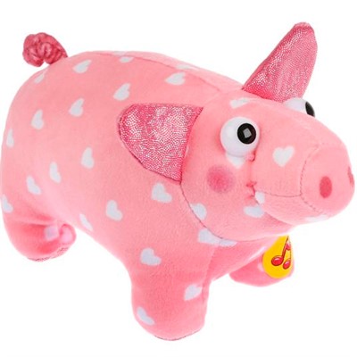 Мульти-Пульти Деревяшки Поросенок Хрю 15 см V92660-15 - фото 62589991