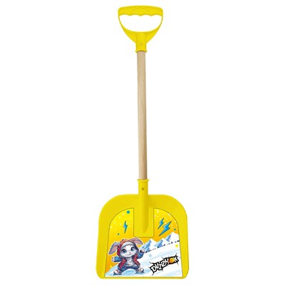 Лопата 65 см "Зайка" дер. черенок, желтая Dvizhok ЛЗ3 - фото 62598024