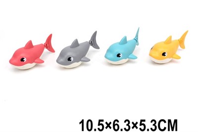 Игрушка заводная 368-3B Акула в пак - фото 62680441