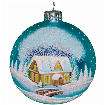 Шар 85мм Пейзаж 1 КУ-85-192163 - фото 62734787