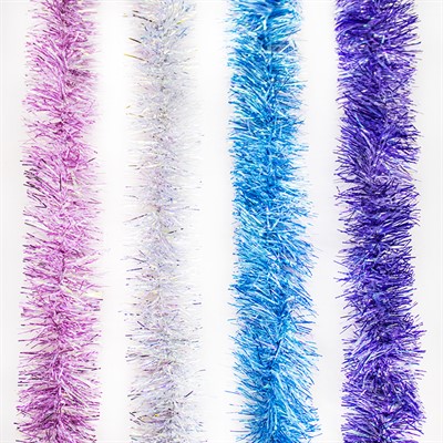 Мишура  "Норка 1" перламутровая, д. 50 мм, дл. 2 м, арт. Г-214 СТОК - фото 62744108