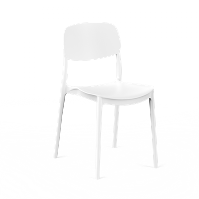 Стул ELLER (белый) PP0007W (от 12 шт) - фото 62753653