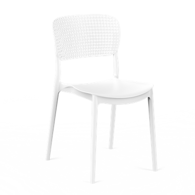Стул ESKA (белый) PP0009W (от 12 шт) - фото 62753775