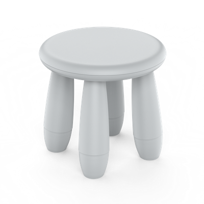 Табурет детский BARNY, светло-серый 16TD0156 (от 12 шт) - фото 62753795