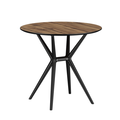 Стол TAURI (дуб вотан/черный) PP0017DB (от 12 шт) - фото 62753991