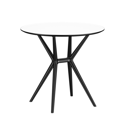 Стол TAURI (белый/черный) PP0017WB (от 12 шт) - фото 62754000