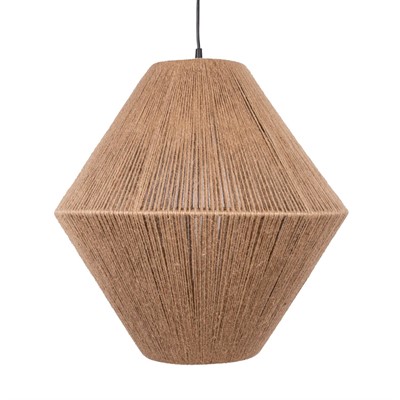 Плетеный абажур из джутового шпагата 50*50 см - фото 62754105