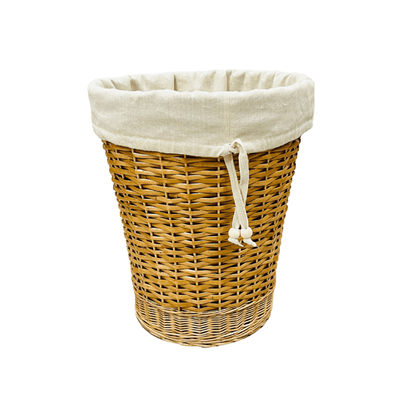 Плетеная корзина с чехлом 40*48 см - фото 62754192