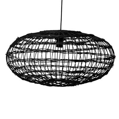 Плетеный абажур 60*30 см - фото 62754360