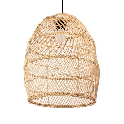 Плетеная люстра  ротанг 40*50 см - фото 62754452