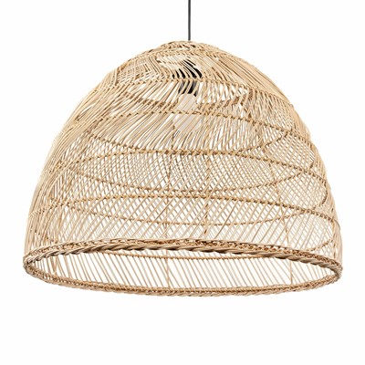 Плетеная люстра  ротанг 60*50 см - фото 62754461