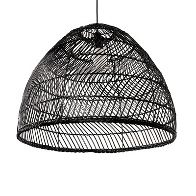 Плетеная люстра  ротанг 60*50 см - фото 62754476