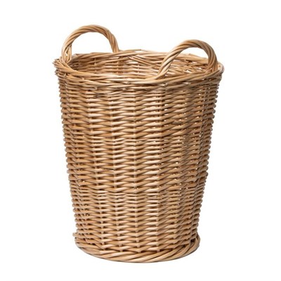 Плетеная корзина круглая 25*35 - фото 62754869