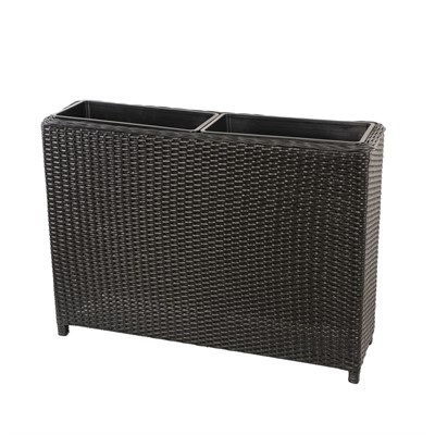 Плетеное кашпо из полиротанга 98*28*70 см - фото 62755001