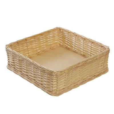 Плетеная корзина 30*30*10 см - фото 62755093