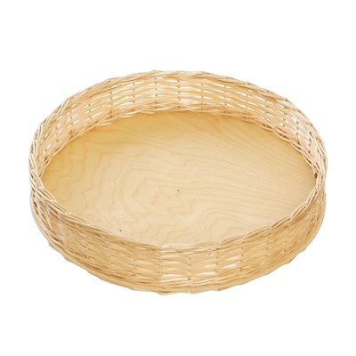 Плетеная корзина круглая 35*7 см - фото 62755109