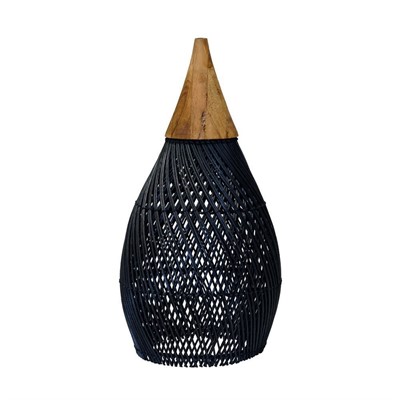 Плетеный абажур 25*50 см - фото 62755117