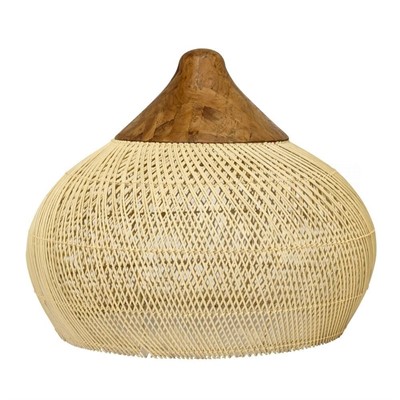 Плетеный абажур 60*45 см - фото 62755123