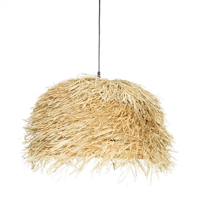 Плетеный абажур "Мохнатик" 60*40 см - фото 62755150