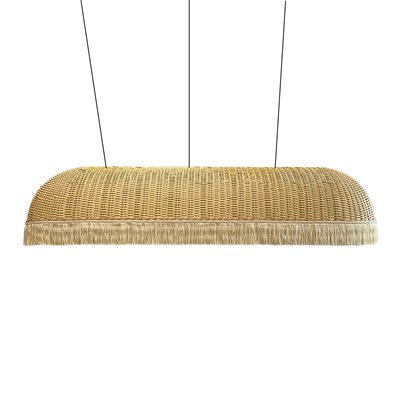 Плетеный абажур из полиротанга 250*80*60 см - фото 62755321