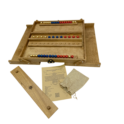 Настольная игра из дерева «Цветные шарики» M - фото 62755569