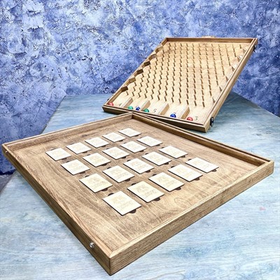 Настольная игра из дерева «Плинко и Мемори» L 2 в 1 - фото 62755951