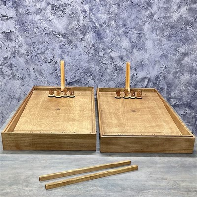 Настольная игра из дерева «Гонки» XL - фото 62756175