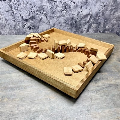 Настольная игра из дерева «Домино Форт Боярд» Лайт - фото 62756631